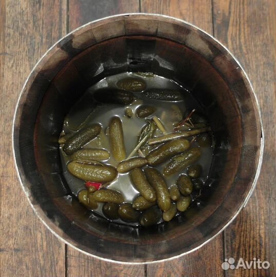 Овощи в дубовой бочке