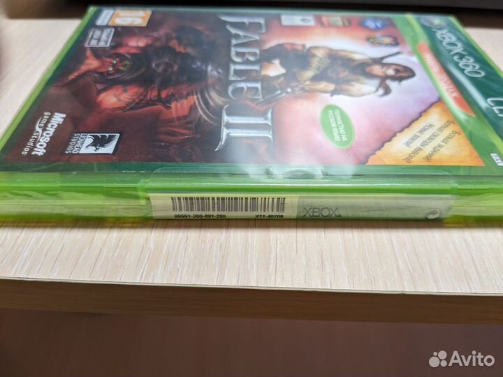 Fable 2 Xbox 360, новый запечатанный диск