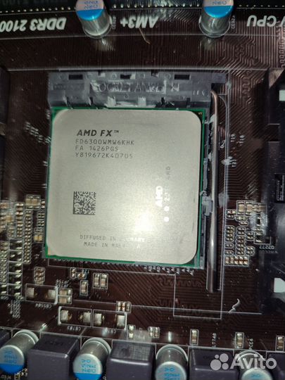 Материнская плата Asrock x970 pro3 + fx6300 + 4x2