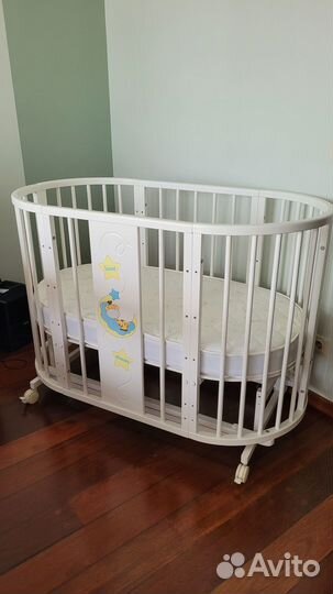 Кровать - трансформер детская с маятником