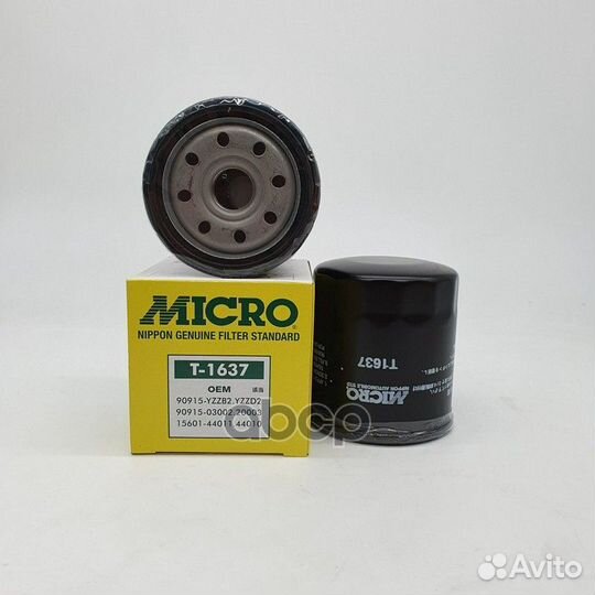 Фильтр масляный toyota 1GFE,#JZ#,1,2mzfe 92- T1