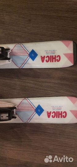 Лыжи горные детские 90см с ботинками