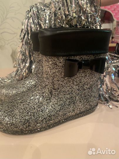 Сапоги резиновые для девочки 27 размер