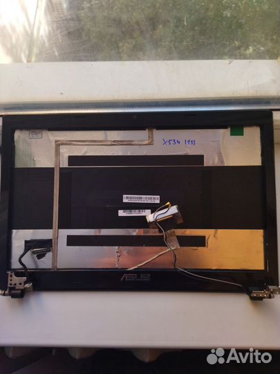 Asus, x53u,крышка ноутбука,со шлейфами