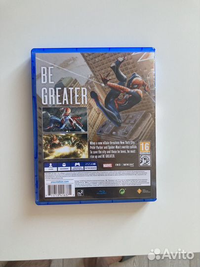 Spider man ps4 диск