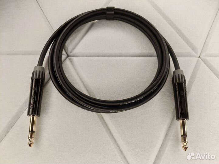 Jack 6,3 stereo на Jack 6,3 stereo Canare l-2t2s