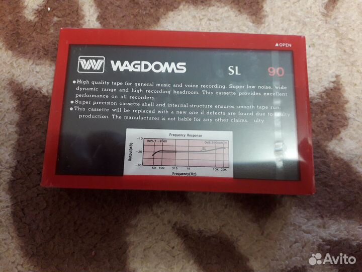 Аудиокассеты Wagdoms SL90 (цена за 10 шт)