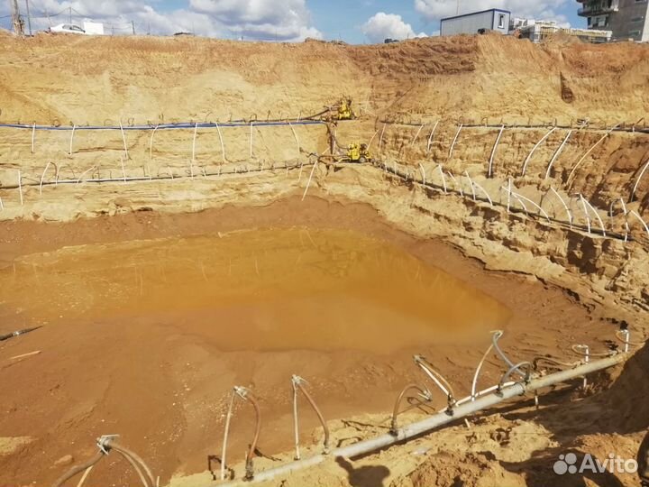 Аренда насосов и мотопомп. Откачка, водопонижение