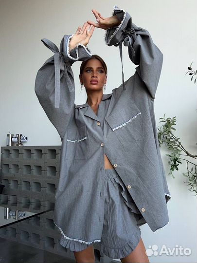 Костюм тройка хлопок