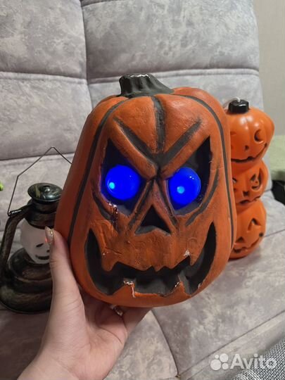Декор для хеллоуна тыквы черепа