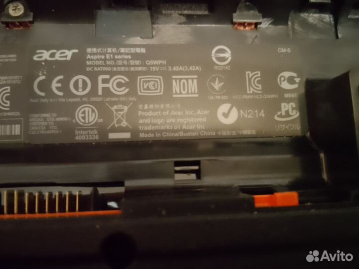 Ноутбук acer