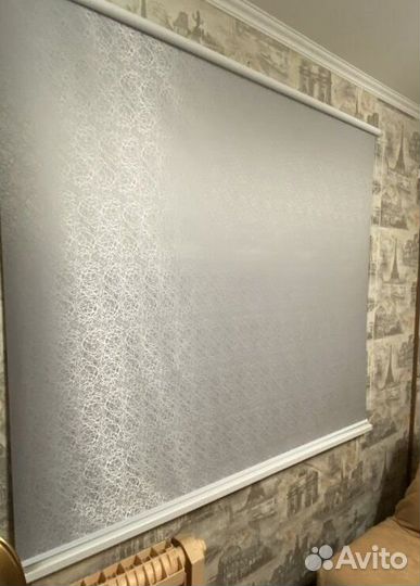 Рулонные шторы мини блэкаут D8411