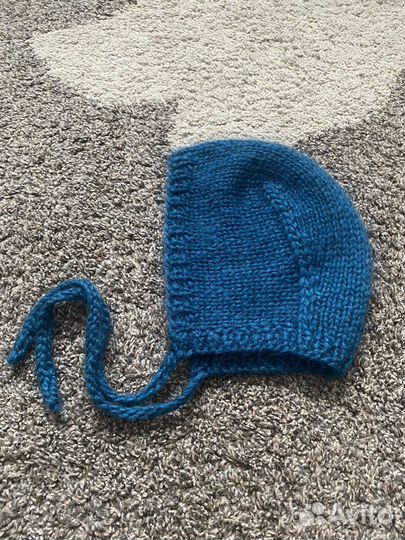 Шапка чепчик вязаный (женский)