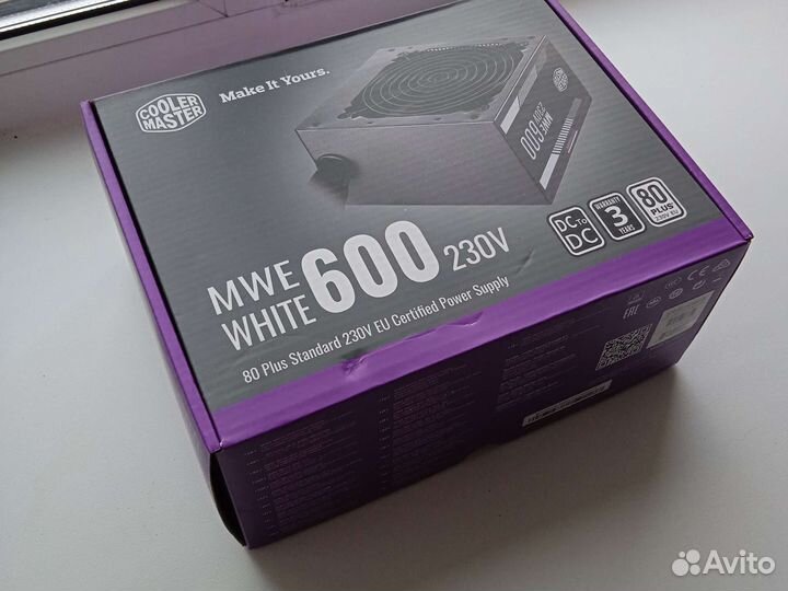 Блок питания Cooler Master MWE 600 white - V2