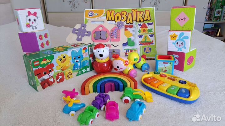 Игрушки для малышей 1-2 года