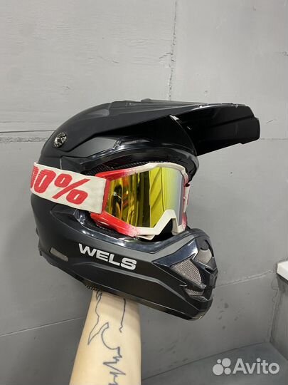 Шлем для мотокросса, М