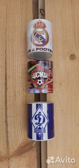 Кружки с футбольной атрибутикой