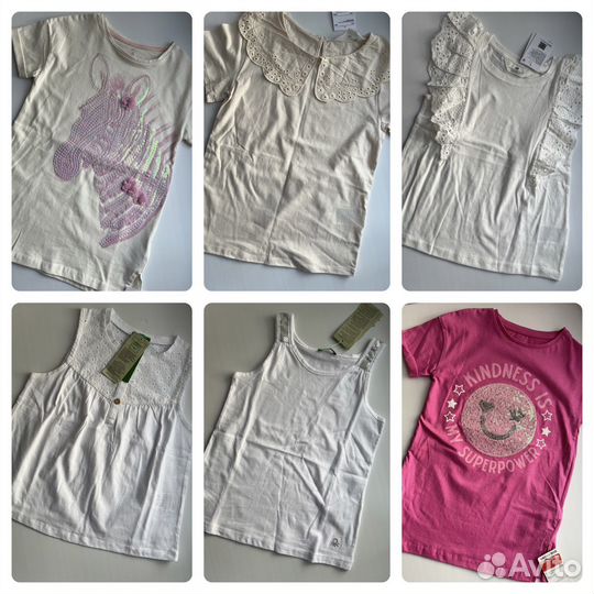 Платья, футболки, леггинсы H&M, Zara, Benetton