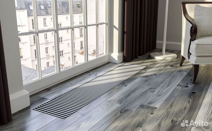 Конвектор внутрипольный водяной