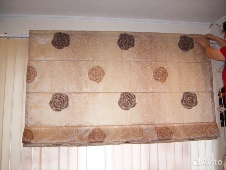 Жалюзи, рулонные шторы, римские шторы