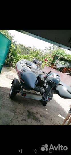 Лодка с мотором