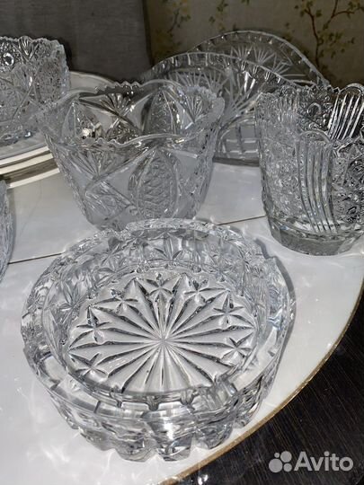 Вазы конфетница СССР, конфетница, пепельница