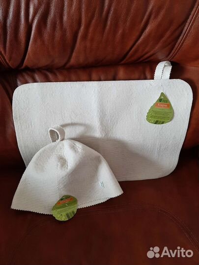 Банная шапка банный коврик