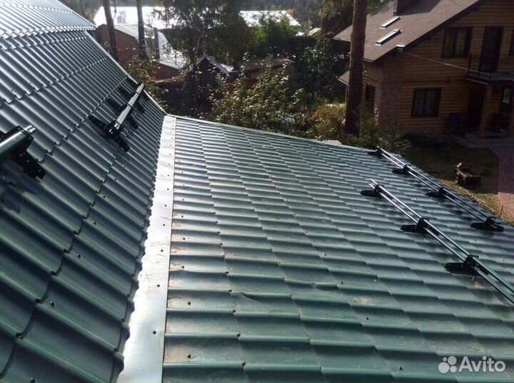 Снегозадержатель с установкой