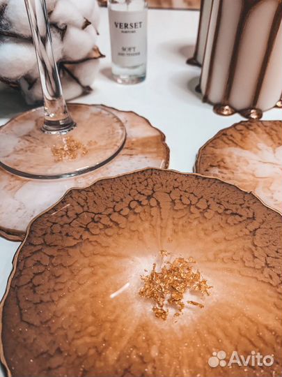 Подстаканники из эпоксидной смолы