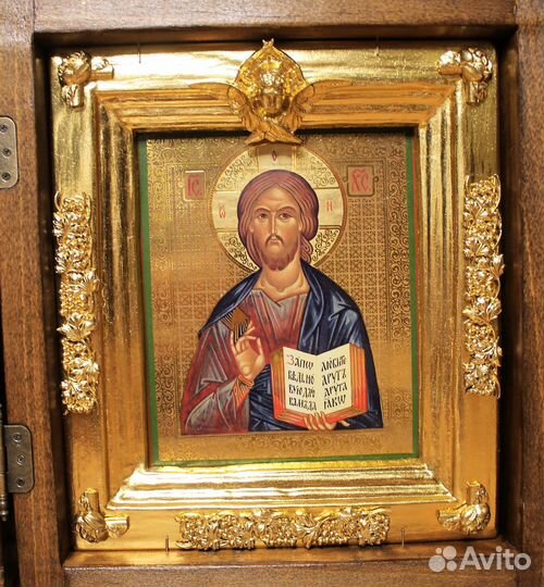 Венчальная пара, киот складень *