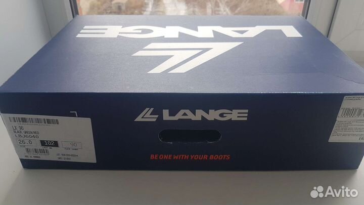 Горнолыжные ботинки lange lx90 41 р