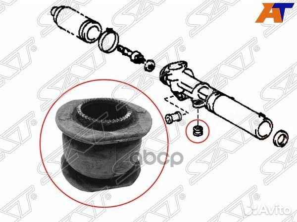 Втулка рулевой рейки toyota hilux surf/land CRU