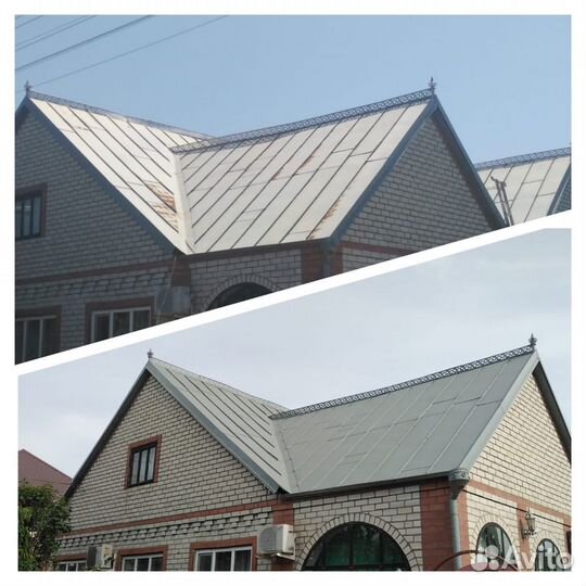 Мойка покраска крыш