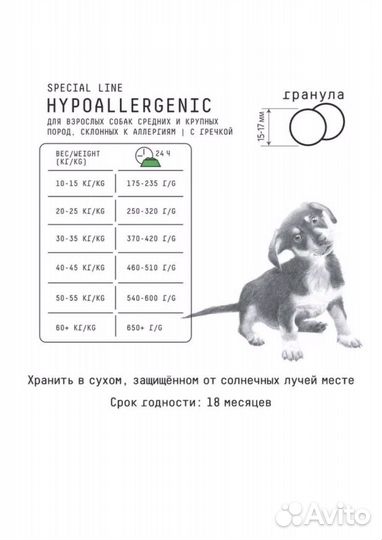 Корм AJO Аджо Dog Hupoallergenic 2 кг
