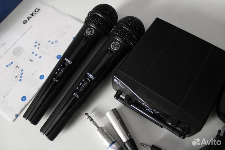 Пара беспроводных микрофонов AKG WMS40 Mini2 Vocal
