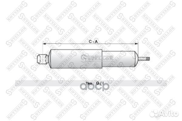 Stellox 8704828SX амортизатор подвески задн.482