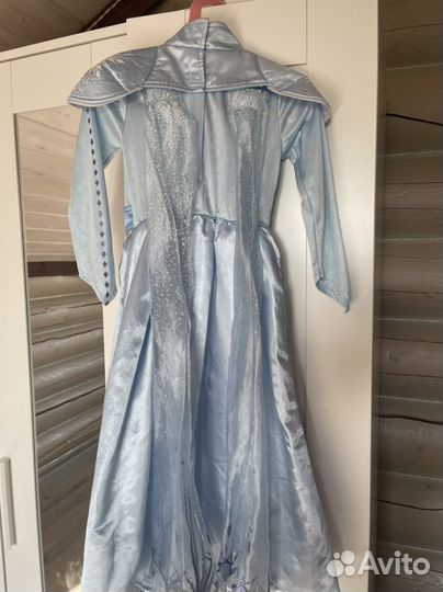 Костюм Эльзы+накидка в снежинках