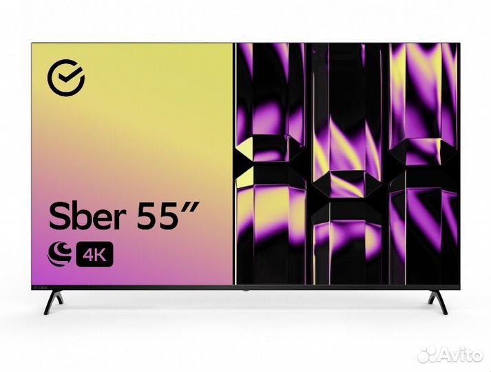 Телевизор sber SMART tv 55(безрамочный)