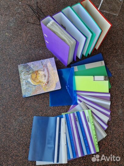 Папки канцелярские регистраторы бу