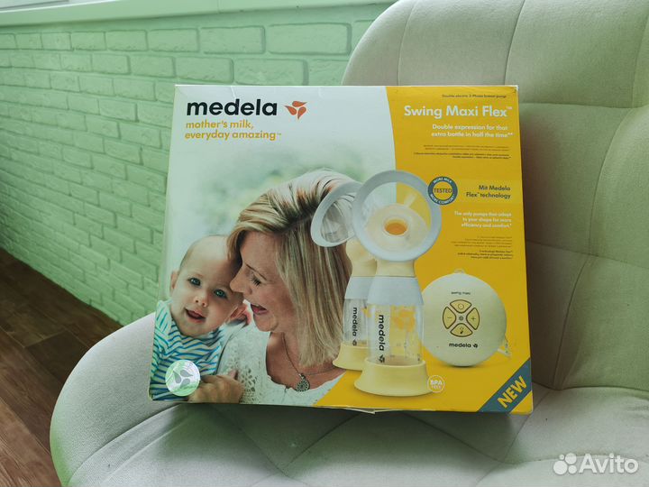 Молокоотсос электрический medela swing maxi flex
