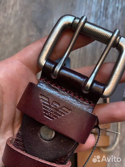 Мужской кожаный ремень
