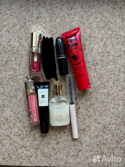 Блеск для губ Clarins, Dior, mac