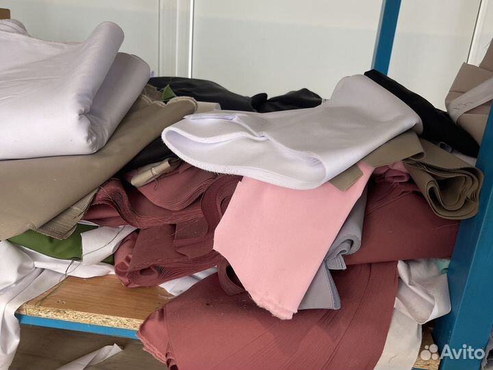 Ткань хлопок обрезки и отрезы