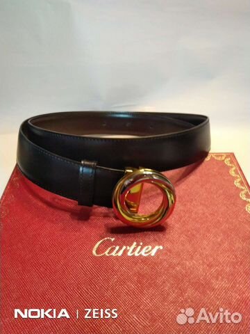 Ремень женский кожаный Cartier оригинал