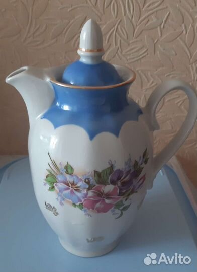 Кофейник и сливочник Дулево 2000г