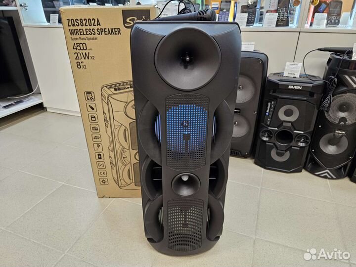 Большая портативная аудиосистема 40Вт (Чап50)