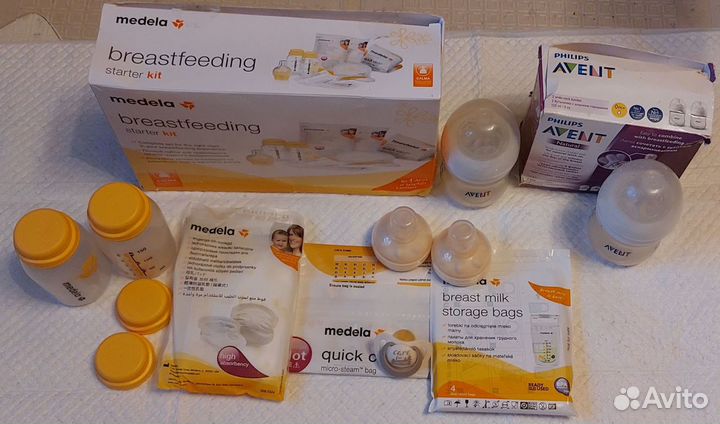 Молокоотсос Medela Swing Flex с набором для гв