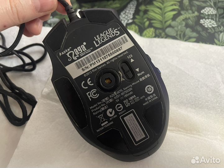 Игровая мышь razer naga league of legends