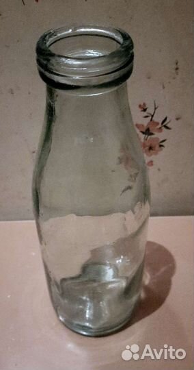 Бутылка стеклянная кефирная СССР