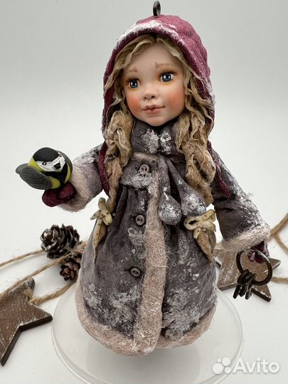 Ватные игрушки на елку